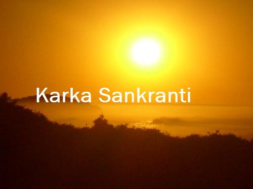 Significance of Karka Sankranti