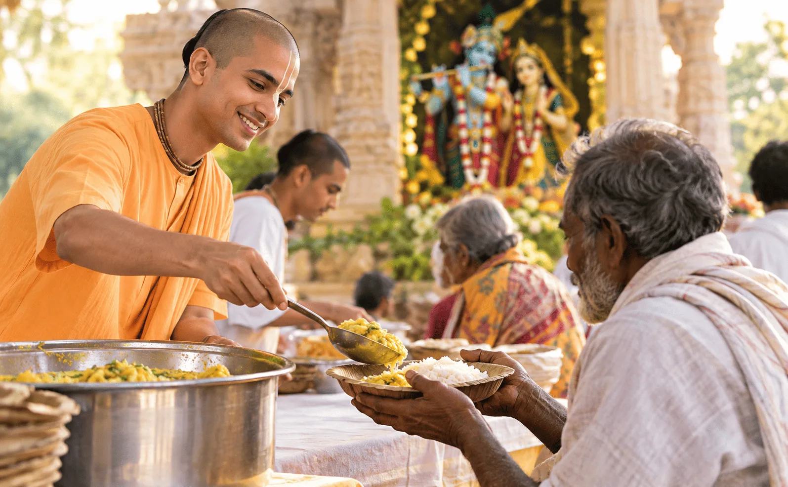 Why Feeding Someone Is Considered a Spiritual Act in Vedic Tradition